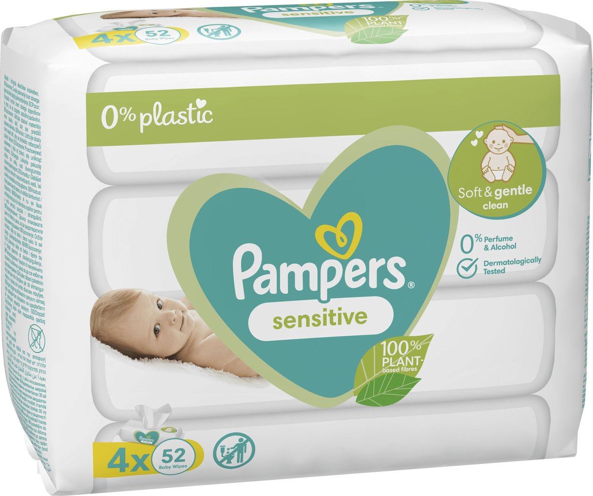 Pampers-babydoekjes-Sensitive-624-doekjes-12-PACK-12x52-Billendoekjes