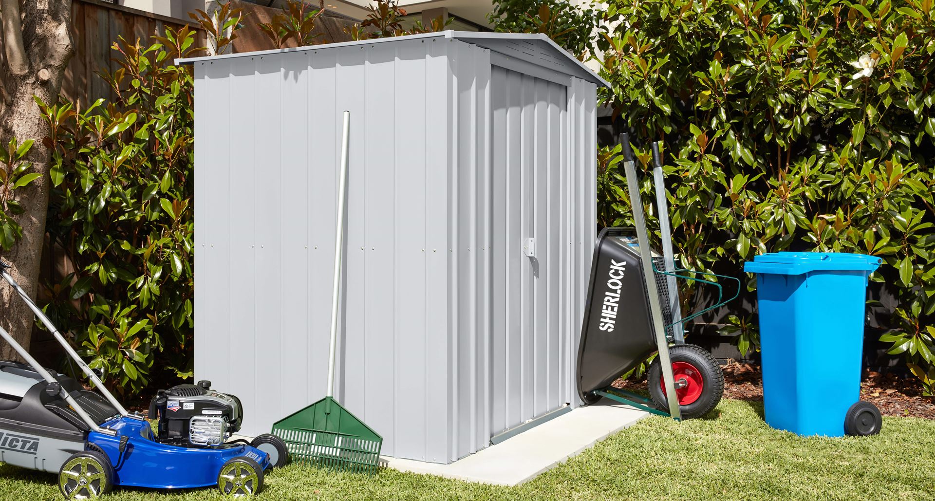 Tuinberging-Dream-65-zilver-metallic-Tuinberging-metaal-B171-x-L144-x-H193-cm