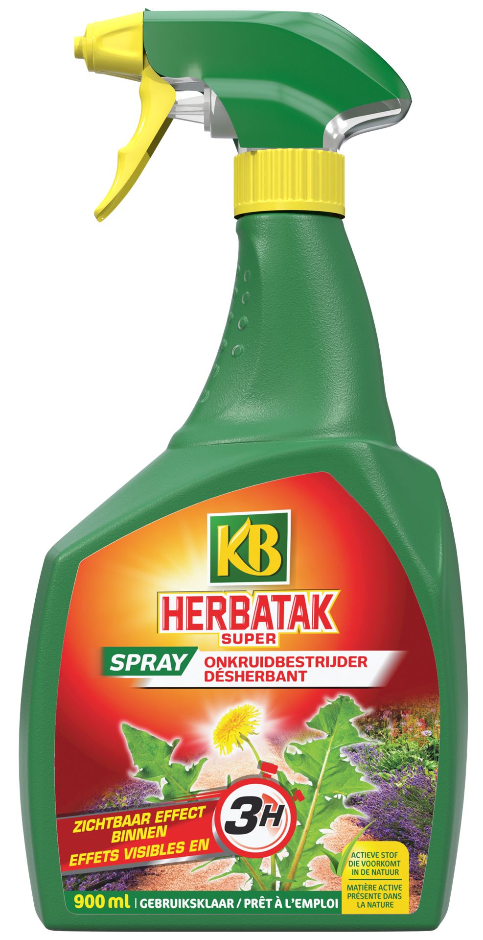 KB Herbatak Super désherbant - Spray de 900ML