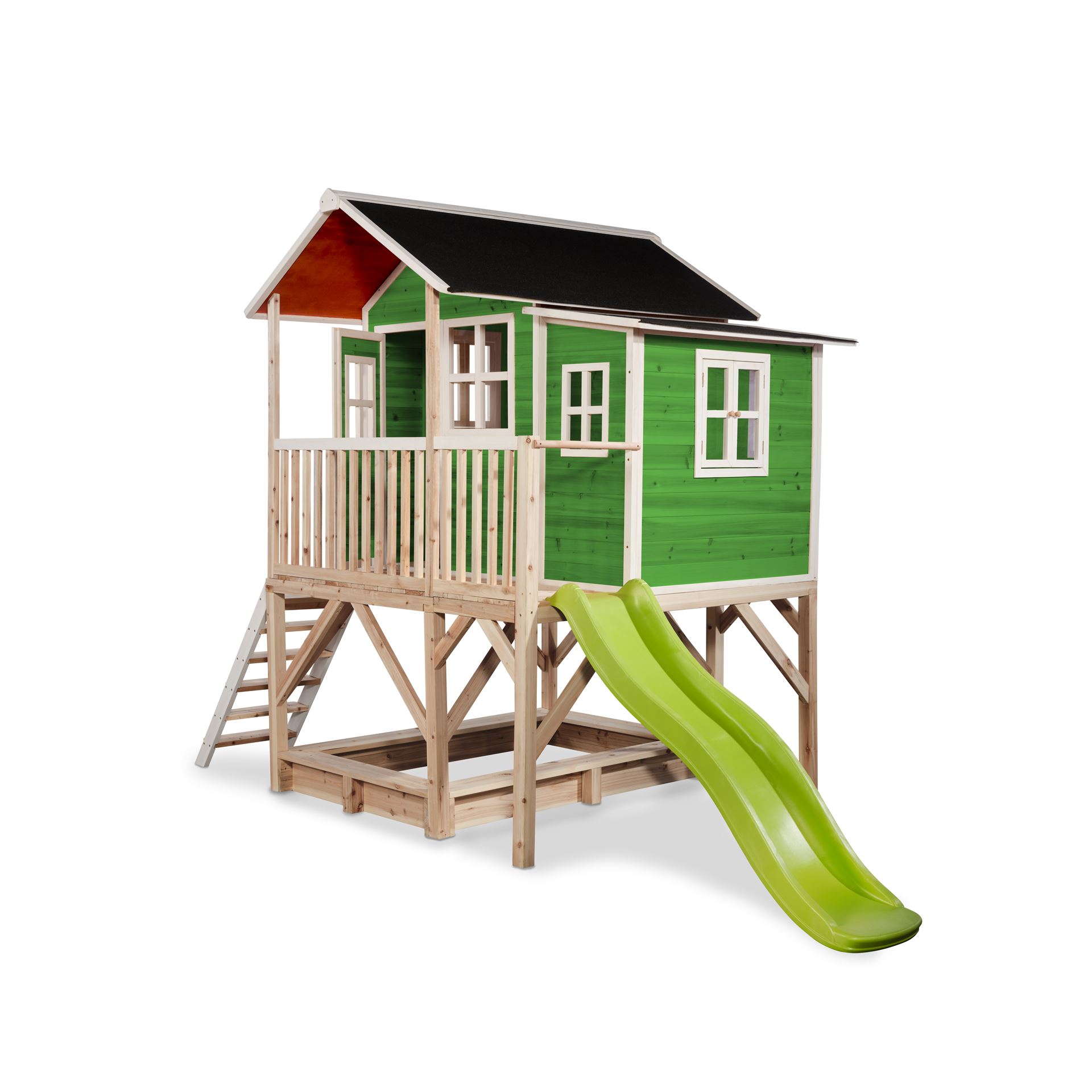 EXIT-Loft-550-houten-speelhuis-groen