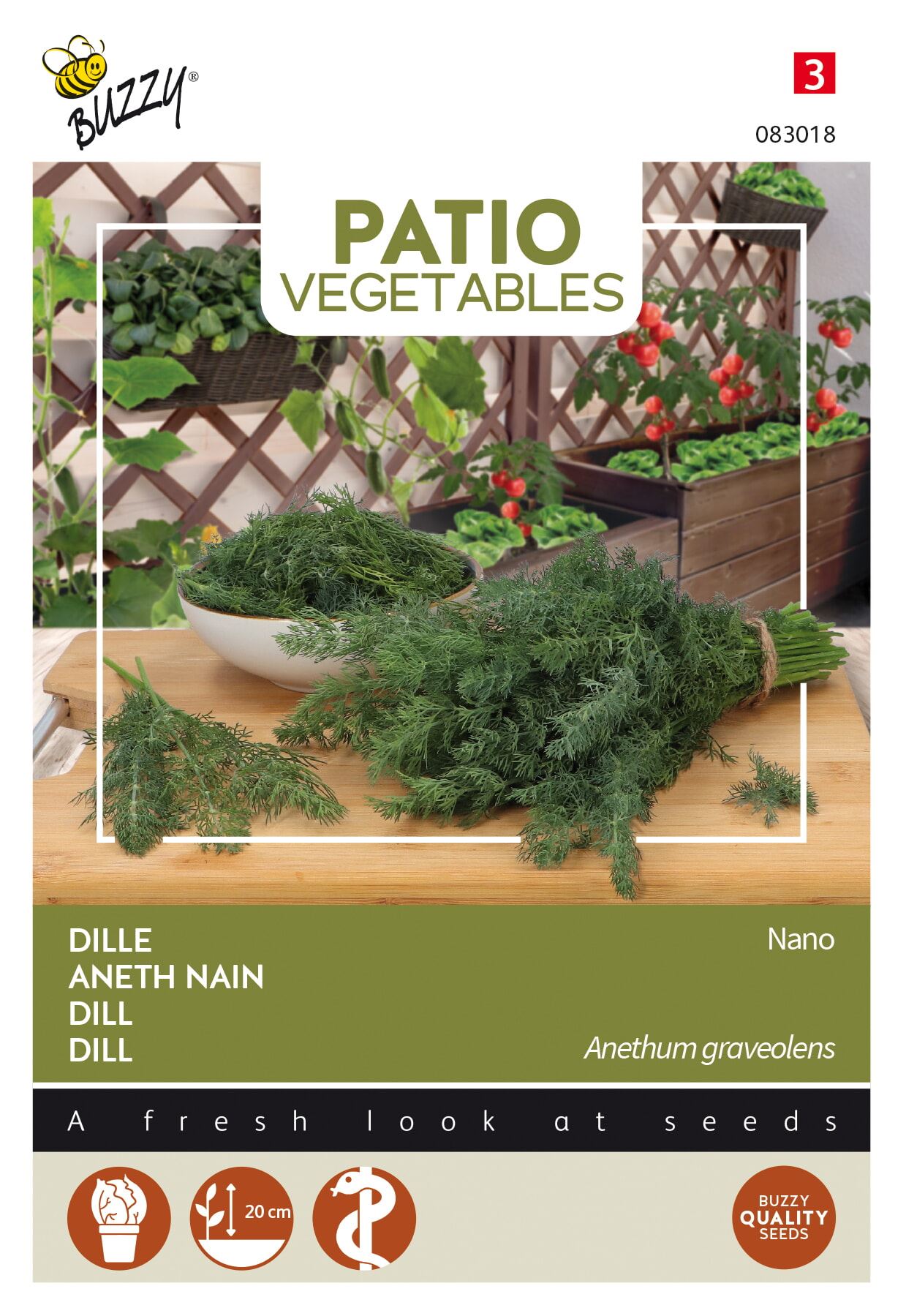Buzzy® Terrace vegetables - Dill seeds - nano
