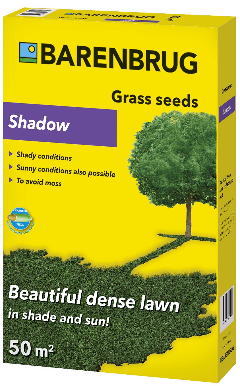 Barenbrug graszaad 1kg tot 50m² - Shadow gecoat - voor in de schaduw en zon
