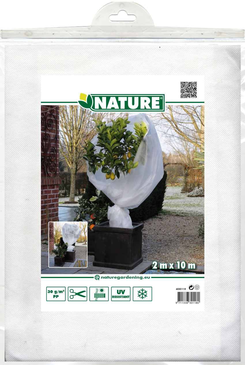 Couverture d'hiver Nature 2x10m - 30g/m² - blanc - plié (paquet)