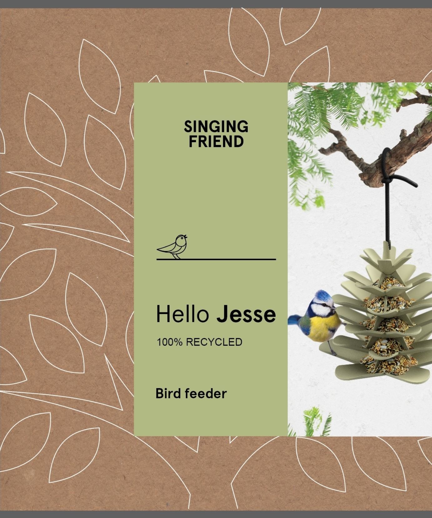 Singing-friend-JESSE-grijs-100-gerecycleerd-feedr-voor-zaden