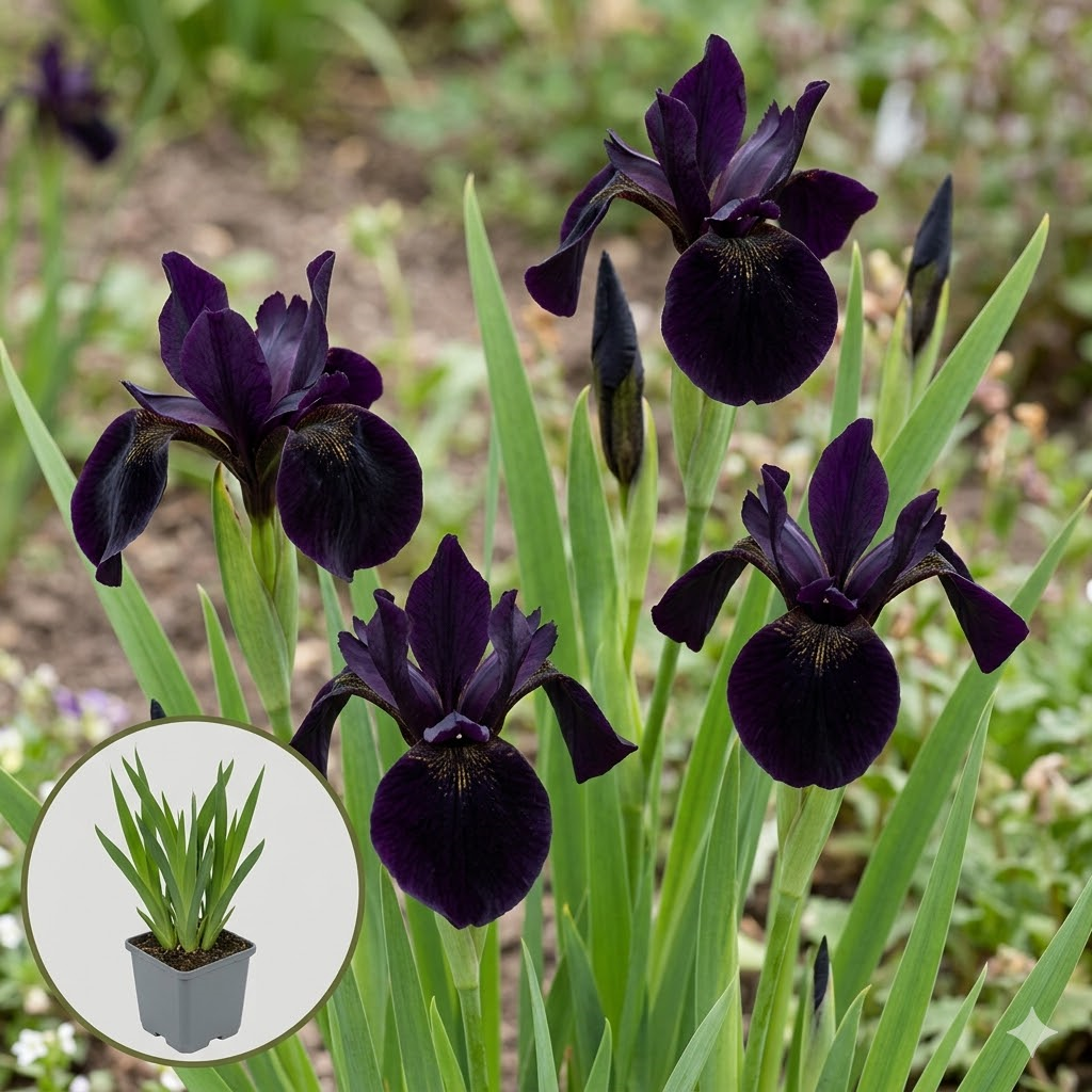 Iris chrysographes 'Black Form' - pot 9x9 cm