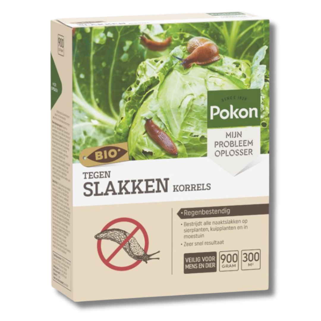 Pokon Bio Tegen Slakken Korrels 900gr - Gewasbescherming - Biologisch - Regenbestendig - Voor 300m²