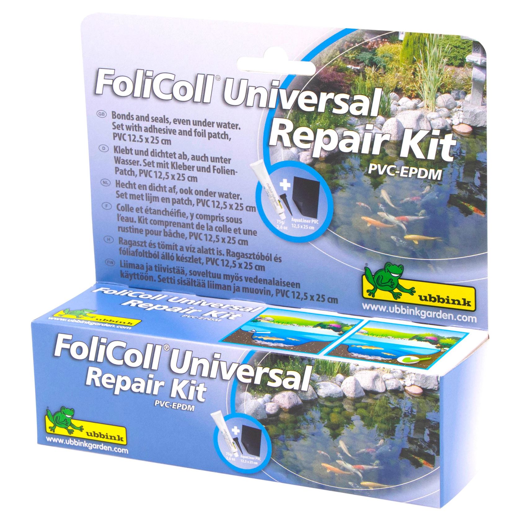 Reparatieset-voor-vijverfolie-AquaLiner-PVC-lijm-75gr-spatel-stuck-folie-12-5x25-cm