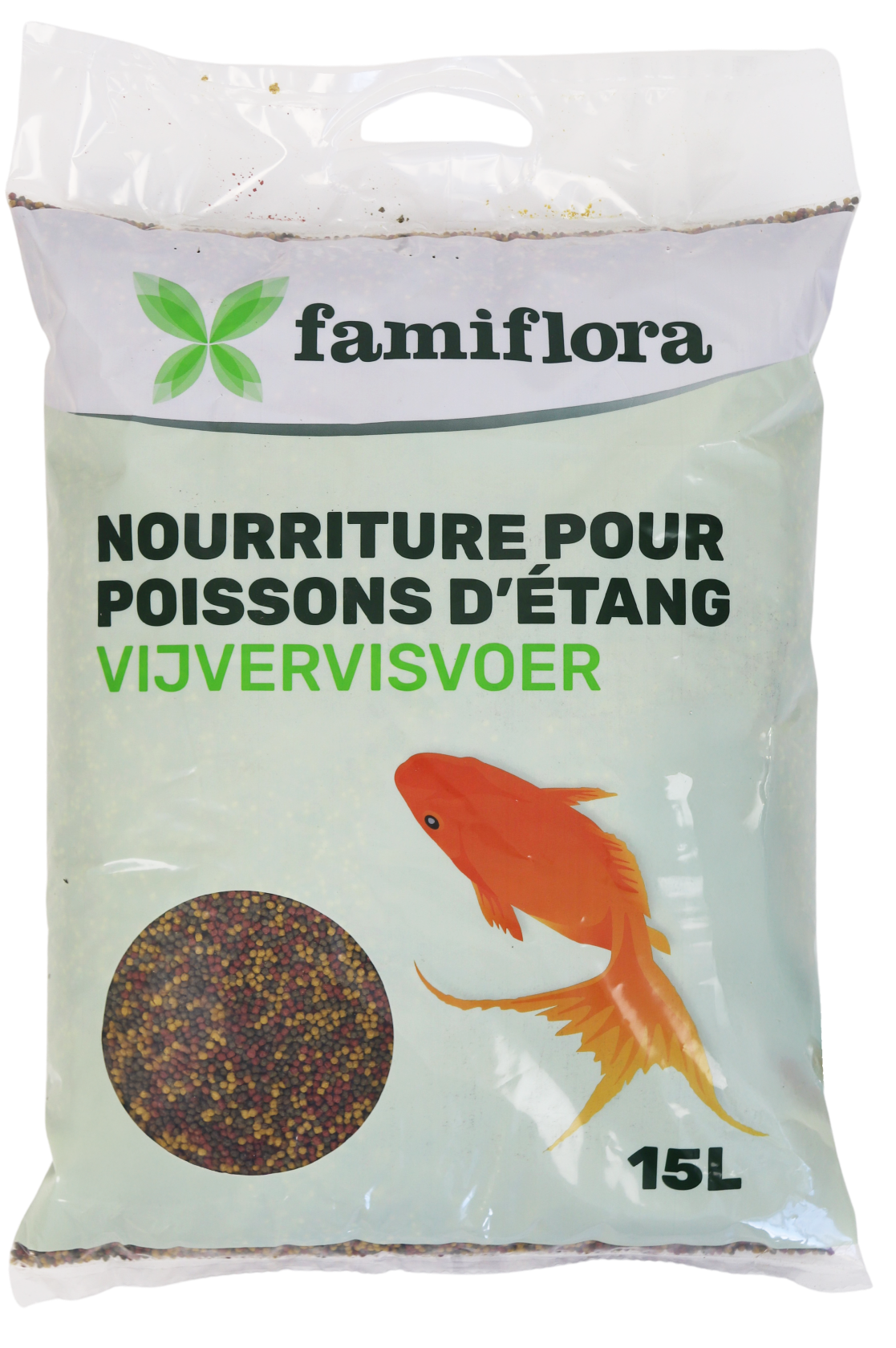 Famiflora Allround Mix fish food 15L - For koi and goldfish - Color, health & feasting in every pellet!
