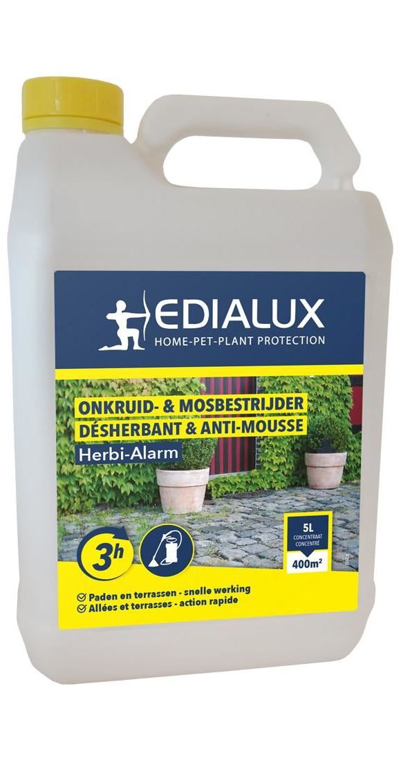 Edialux - Herbi Alarm - 5L - against moss and weeds on paths & terraces