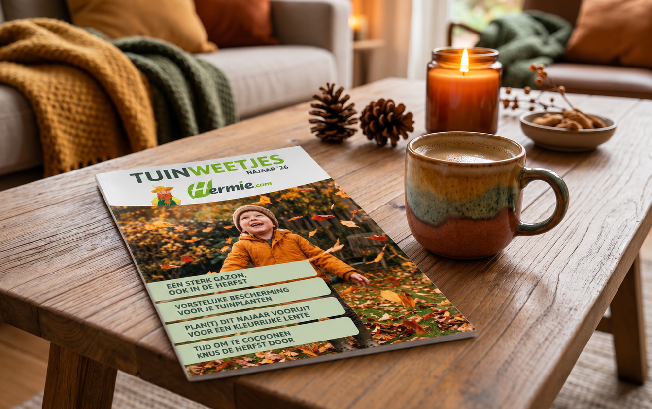 magazine Tuinweetjes ligt op tafel
