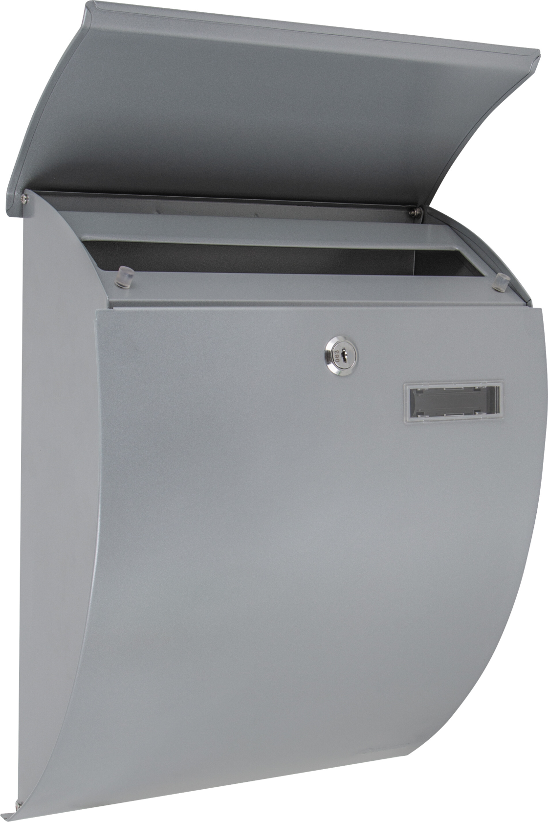 Practo Garden sheffield silver - Boîte aux lettres en acier peint - 16,5x31x40,5cm