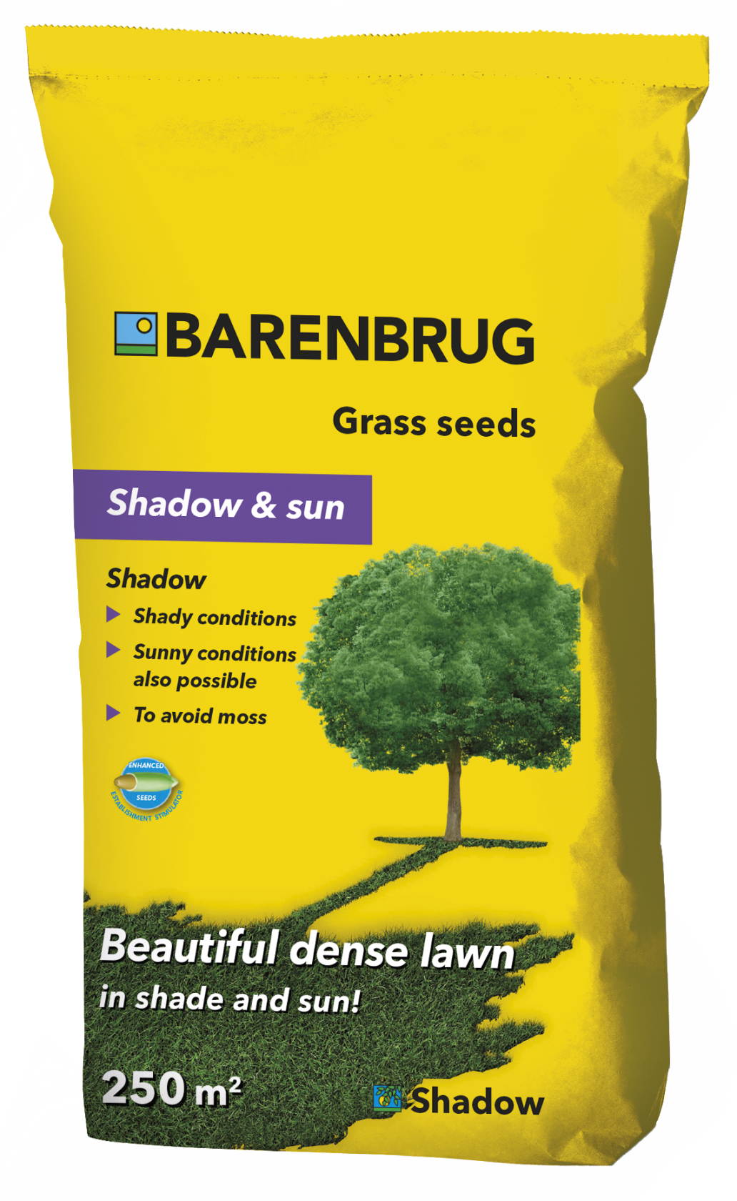 Barenbrug graszaad Shadow gecoat - voor een vol schaduwgazon - 5kg tot 250m²