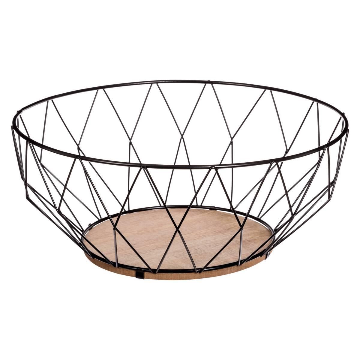 Mand-D28cm-ruit-zwart