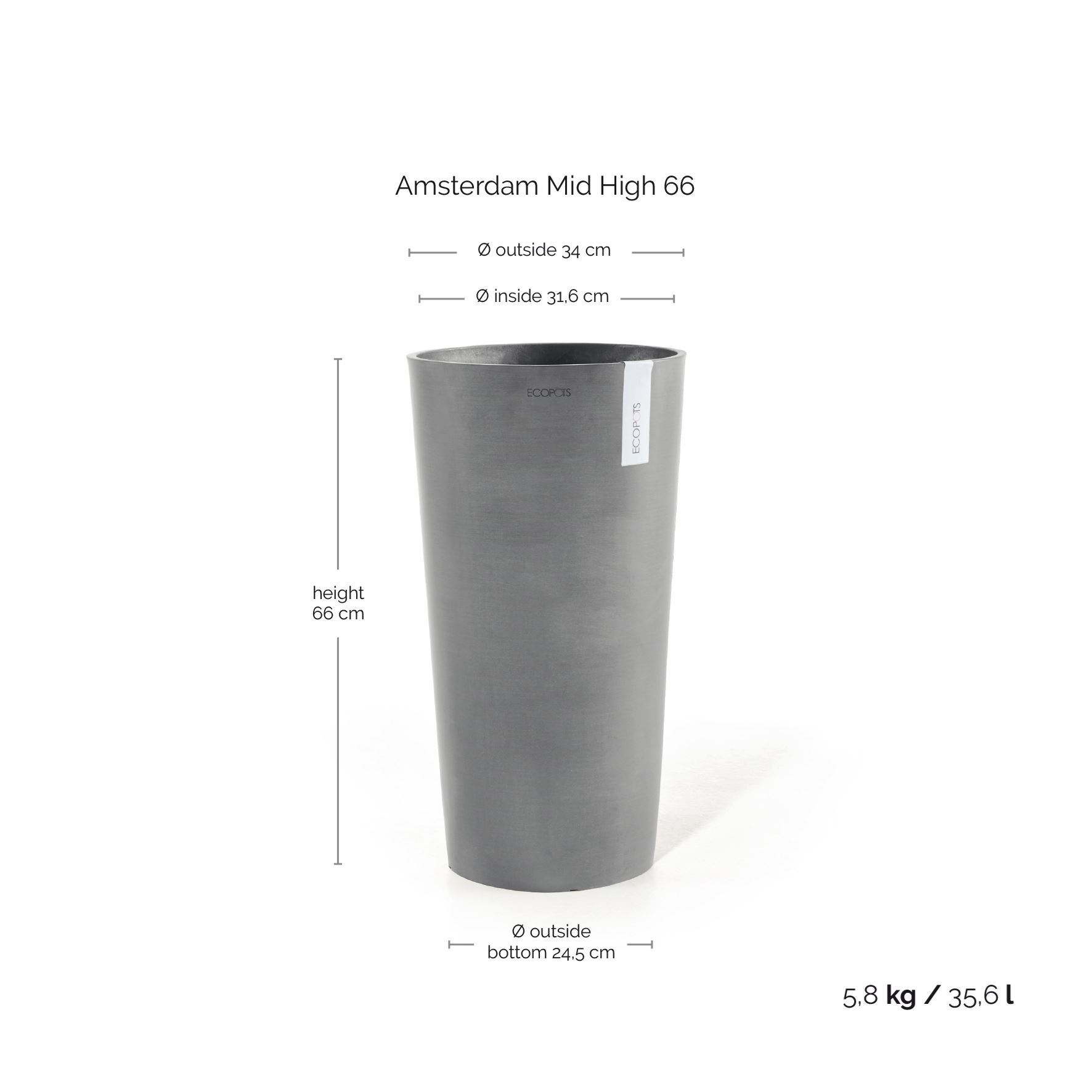 Ecopots-amsterdam-mid-high-grey-34-cm-H66-cm