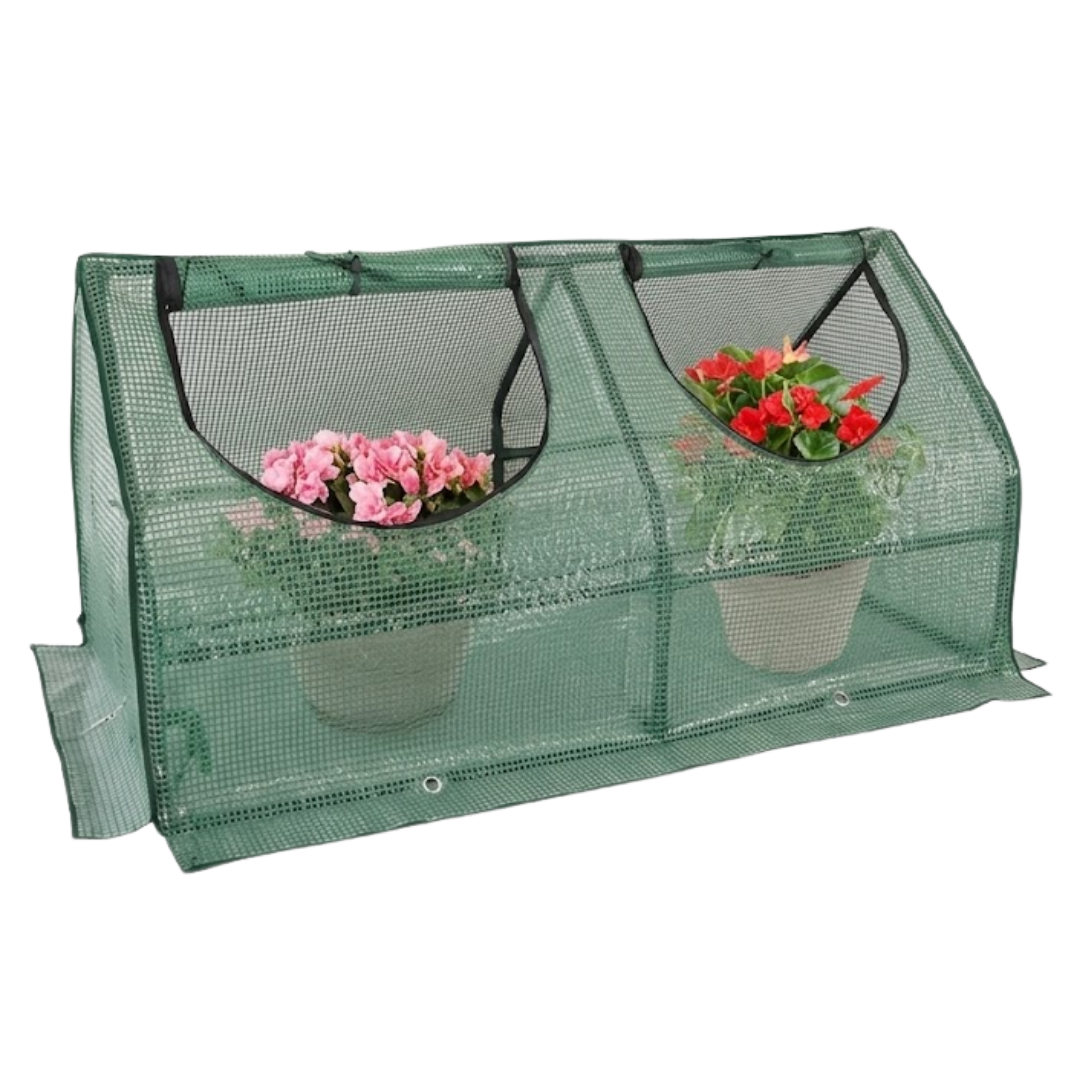 Famiflora compact garden greenhouse - 120x62x60cm - green