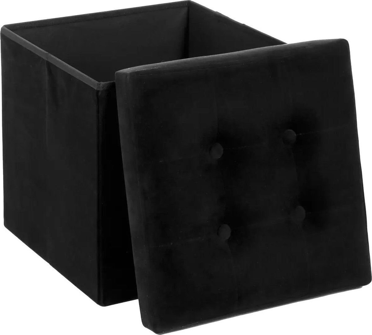 black-foldable-pouf-38x38x38