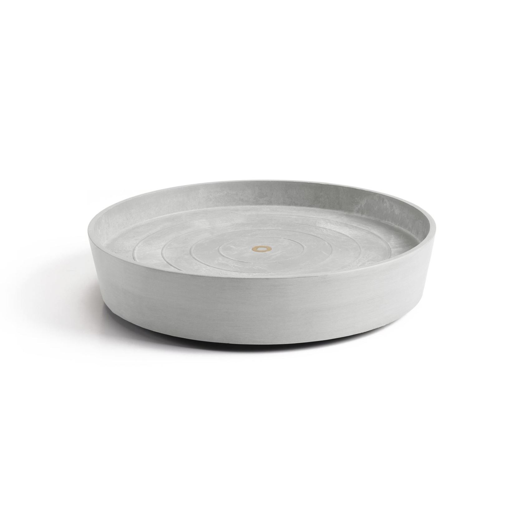 Ecopots-onderschotel-rond-met-wielen-white-grey-50-cm-H9-cm