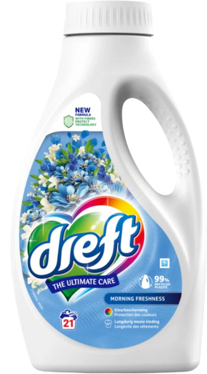 Dreft Vloeibaar Wasmiddel - Morning Freshness - 21 wasbeurten (945ml)