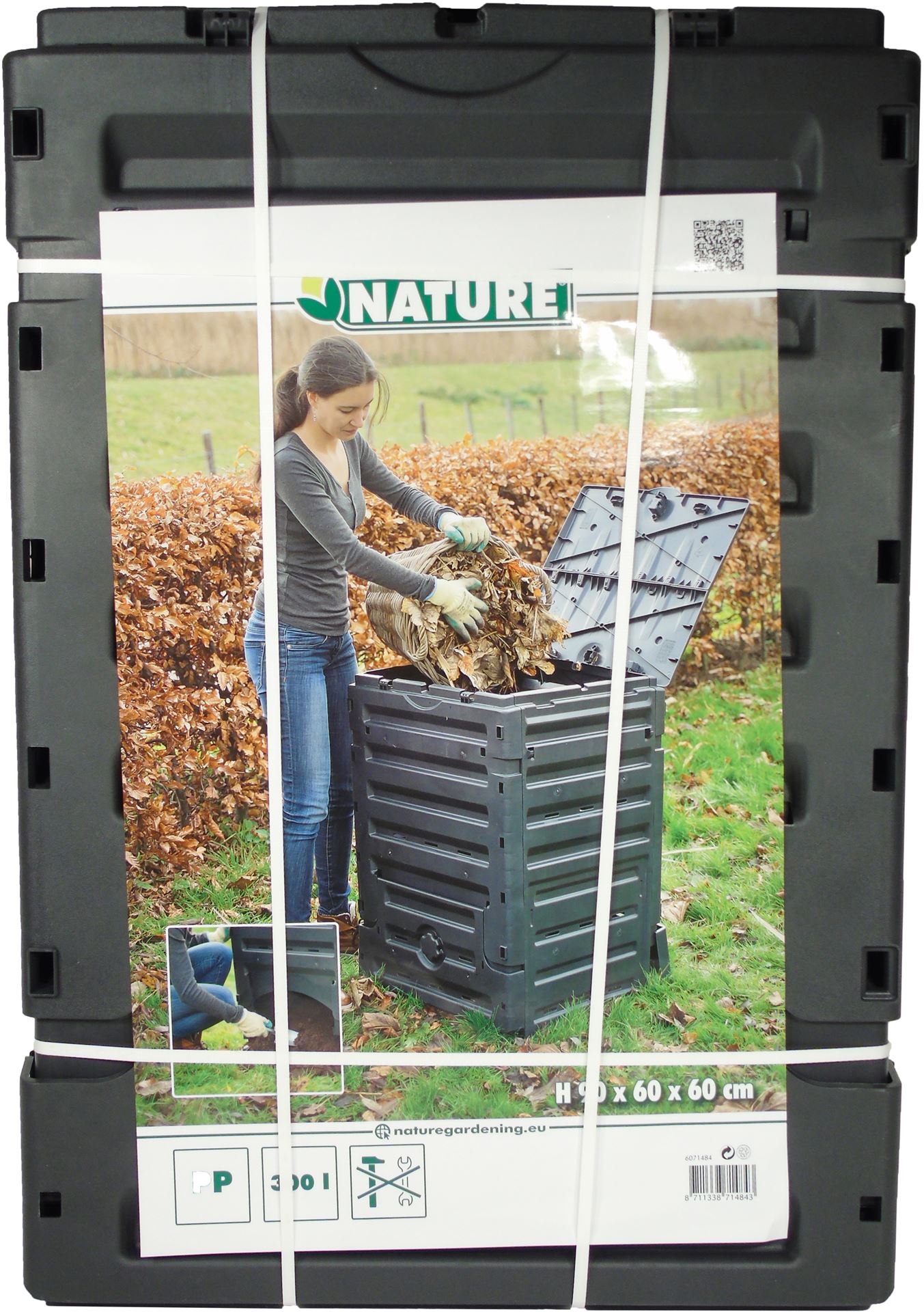 Thermo-compostsilo-300-l-zwart-plastic-inklapbaar-knock-down-H90x60x60cm