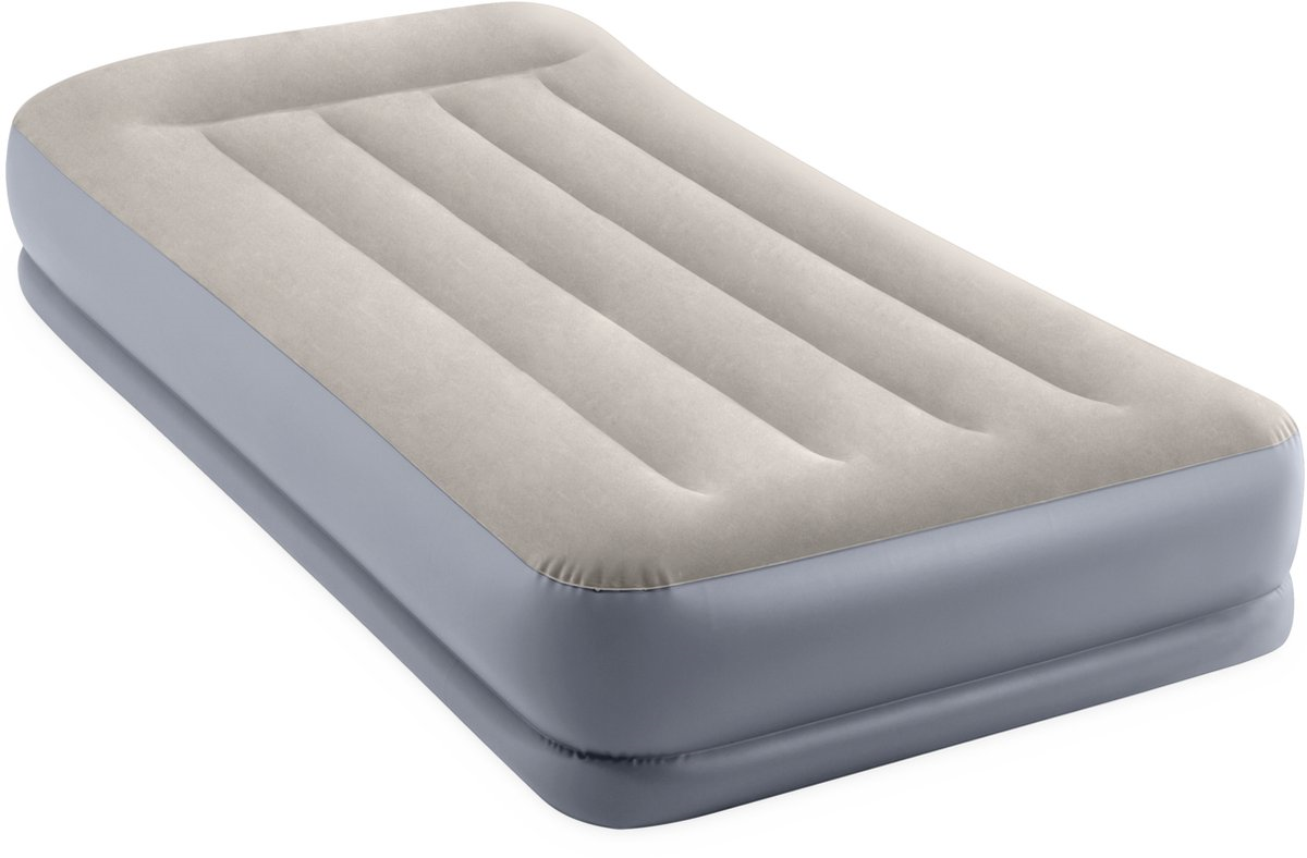 Intex Pillow Rest Mid-Rise - Airbed - With built-in pump - 1 person