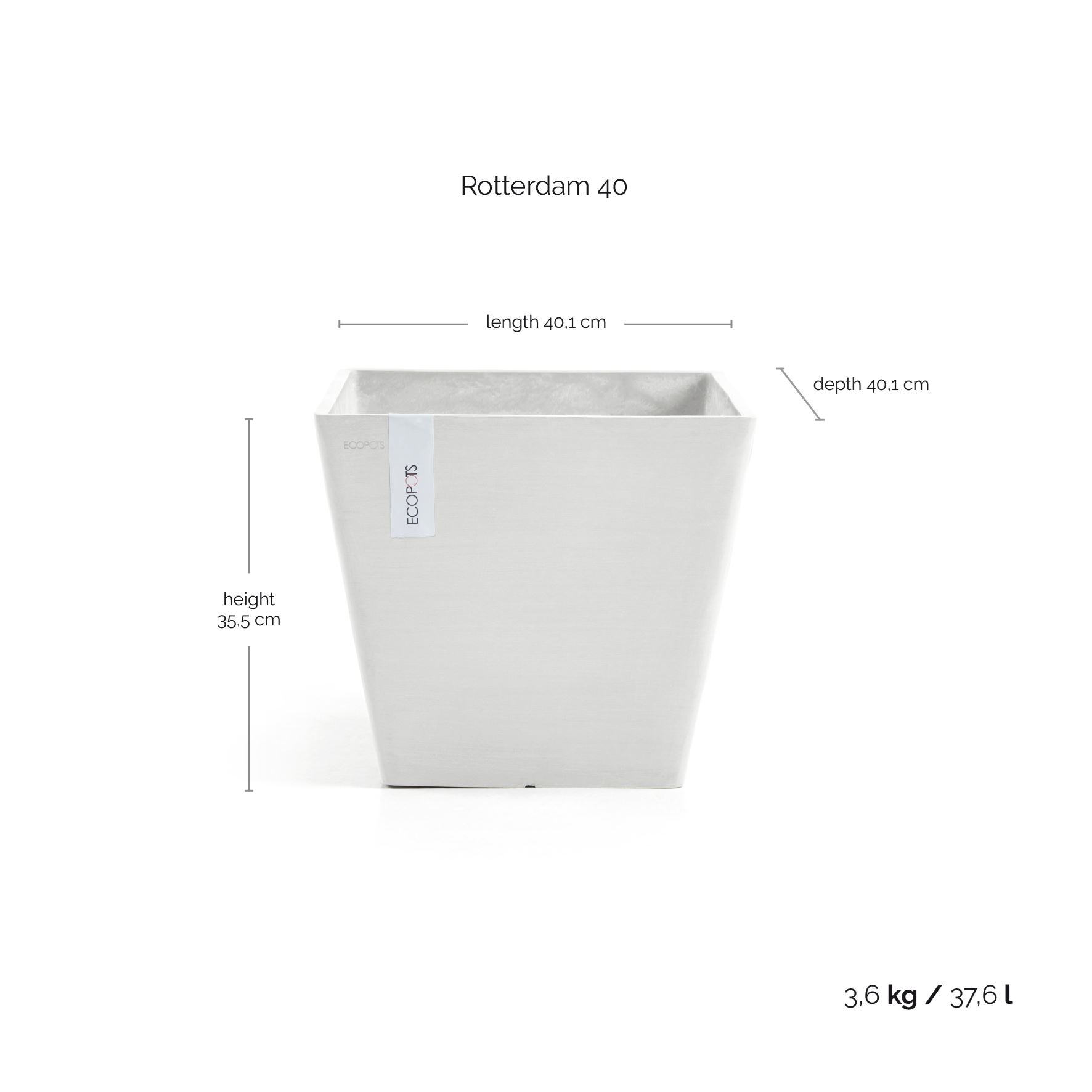 ecopots-Rotterdam-Pure-White-LBH-40x40x35-cm