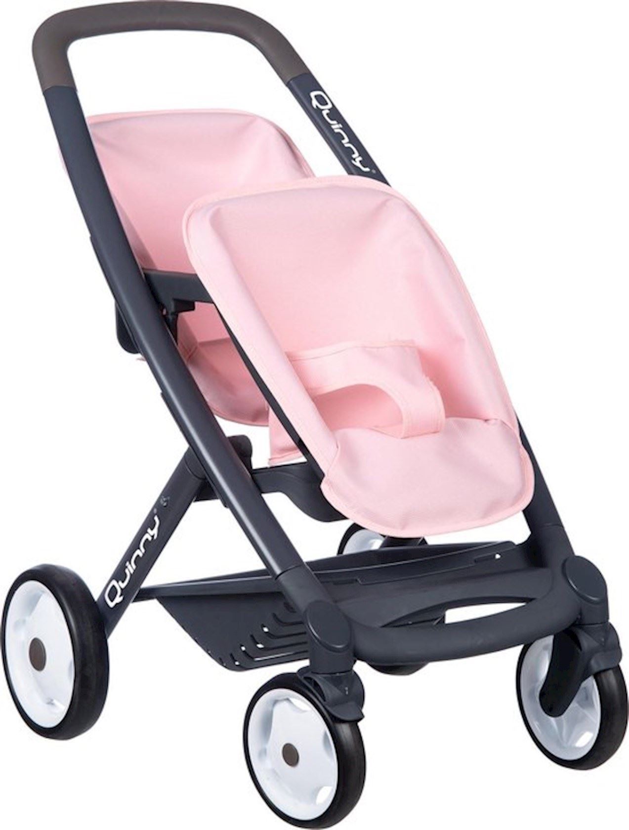 Smoby-Quinny-tweeling-poppenwagen-roze