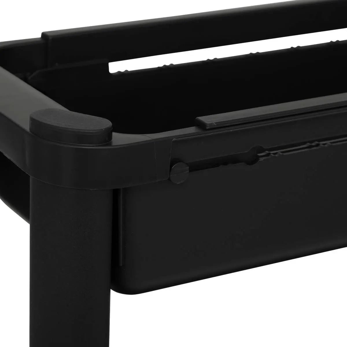 Zwarte-4-laags-uitschuifbare-PP-trolley