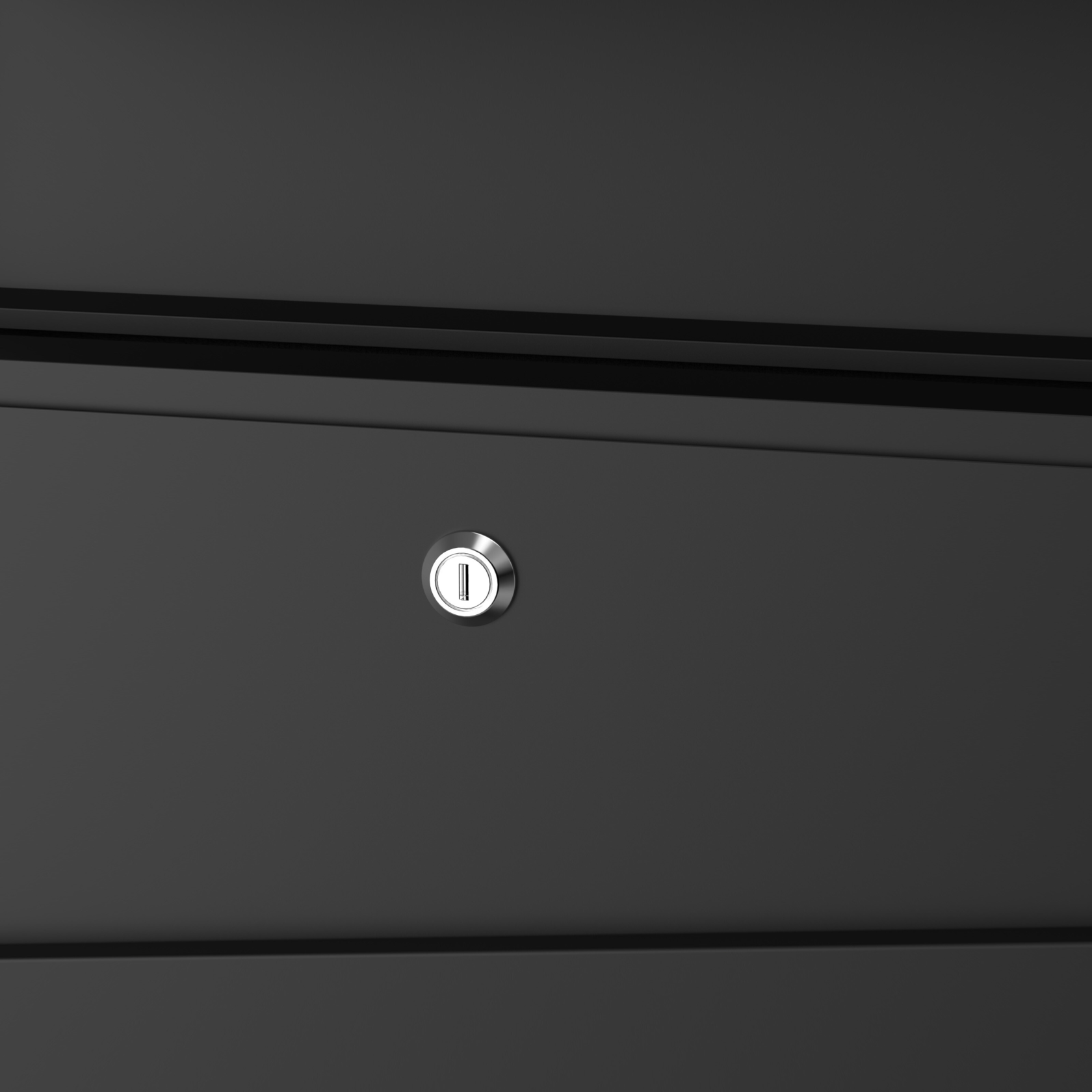 Practo Garden letterbox Dijon - matte black - wall letterbox