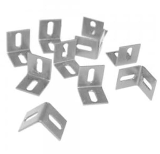 ACD L-clamps silver - set of 10 pcs.