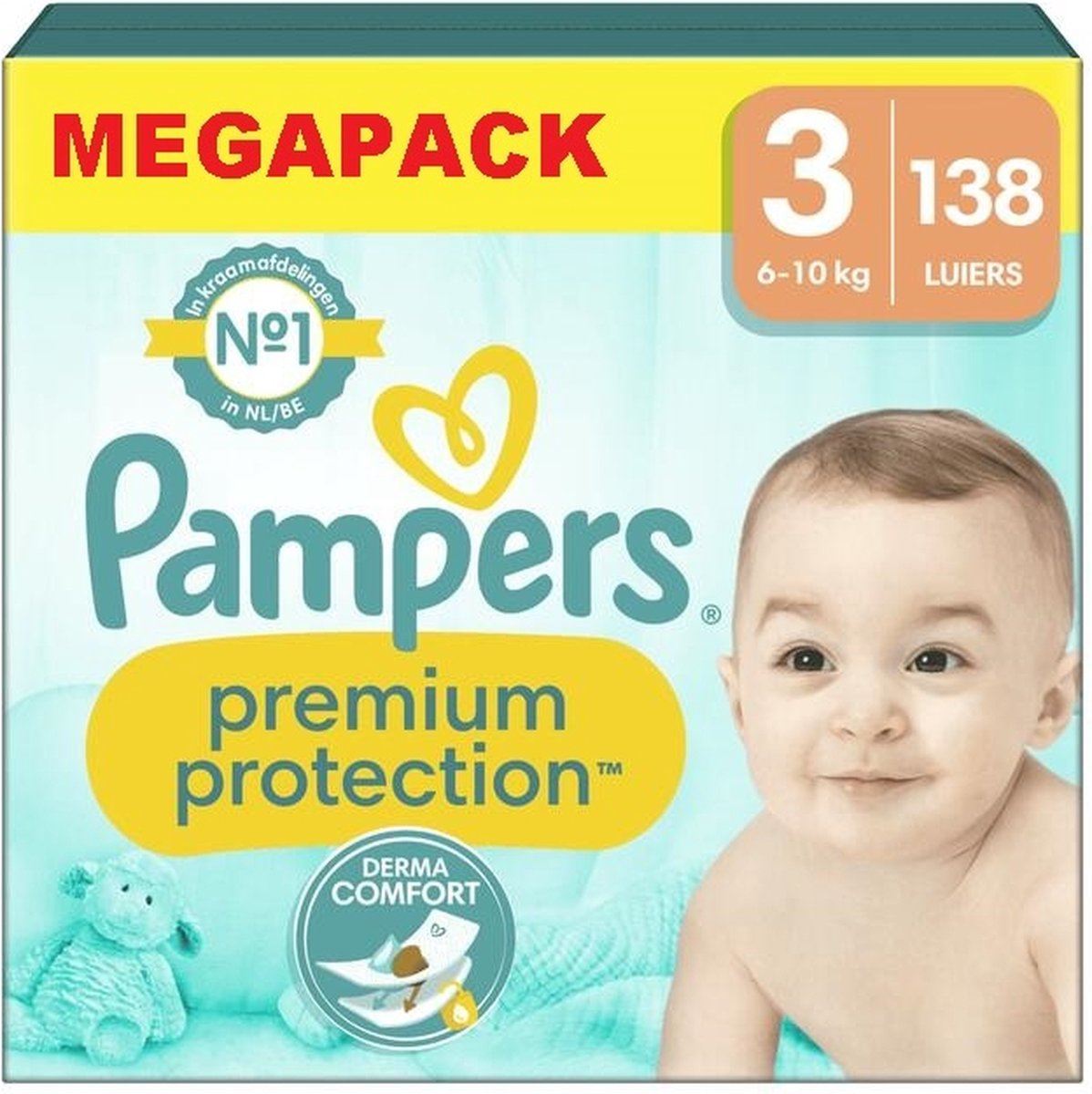 Pampers-Premium-Protection-Maat-3-138-luiers-6-10-KG-