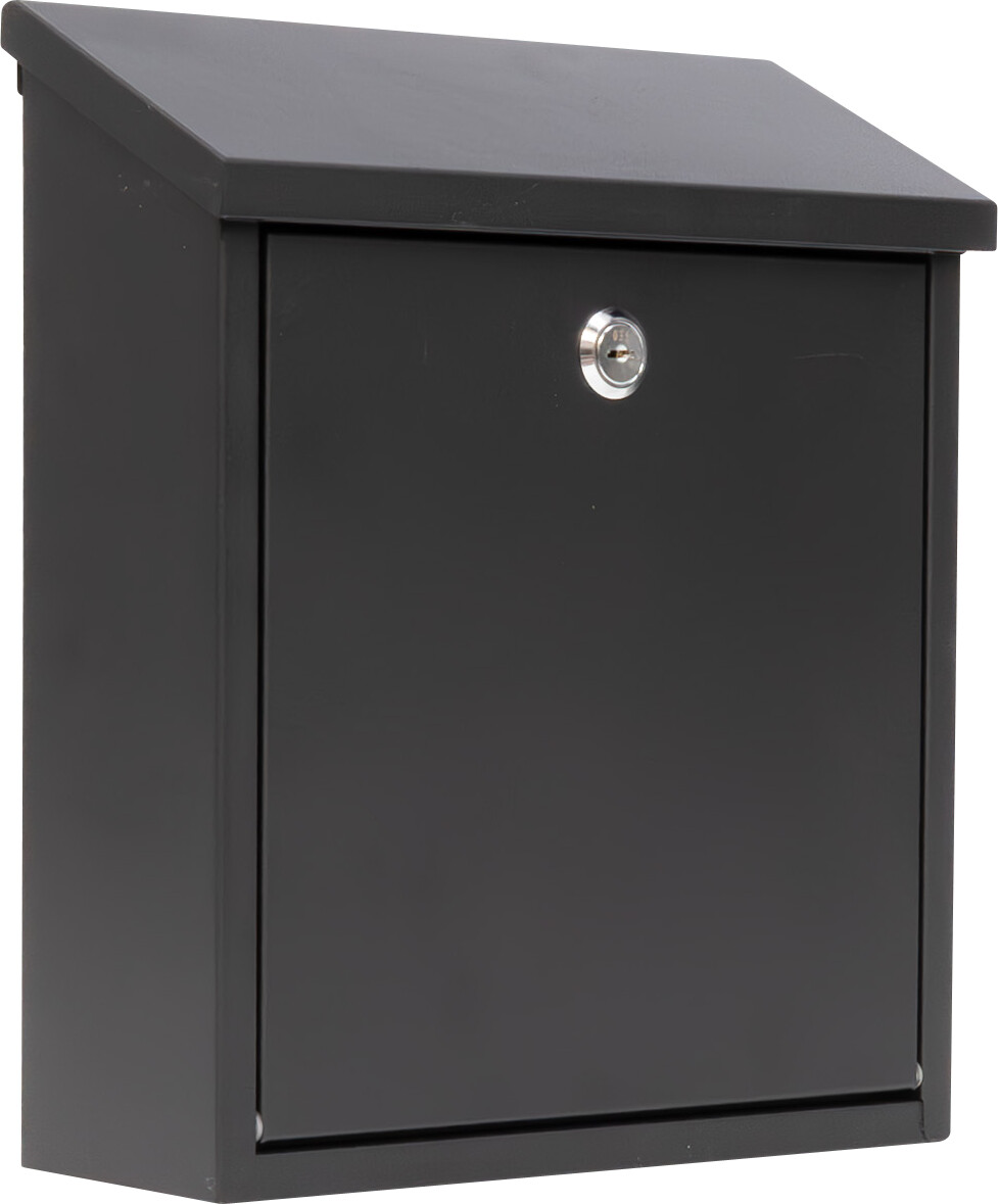 Practo Garden mailbox Amsterdam - matte black - wall mounted