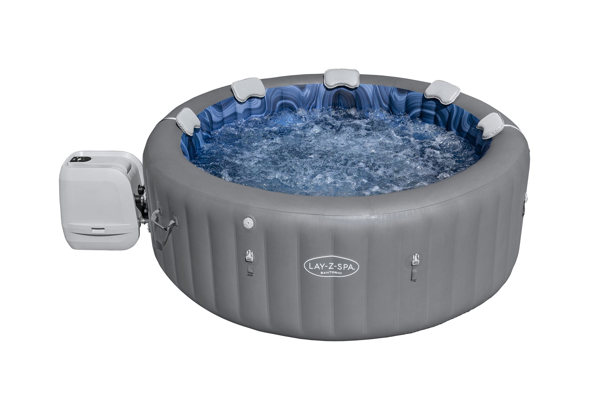 Bestway-Lay-Z-Spa-Santorini-Smart-Luxe-HydroJet-Pro-Opblaasbare-Spa-met-Appbediening-voor-5-7-Personen