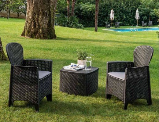 Tuinset-Florence-antraciet-5-delig-2-stoelen-bijzet-tafel-2-stoelkussens