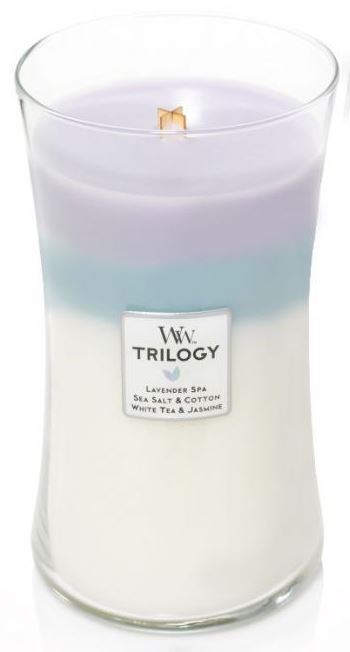 Woodwick-large-hourglass-candle-Trilogy-Calming-Retreat-Geurkaars