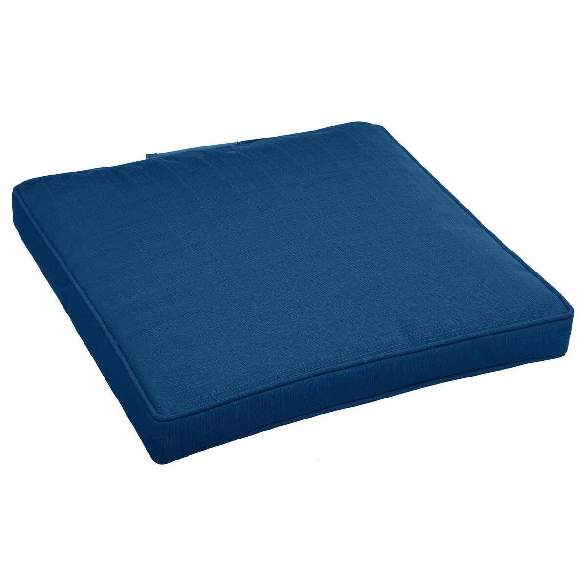 Stoelkussen-Korai-40x40cm-velcro-indigo-blauw