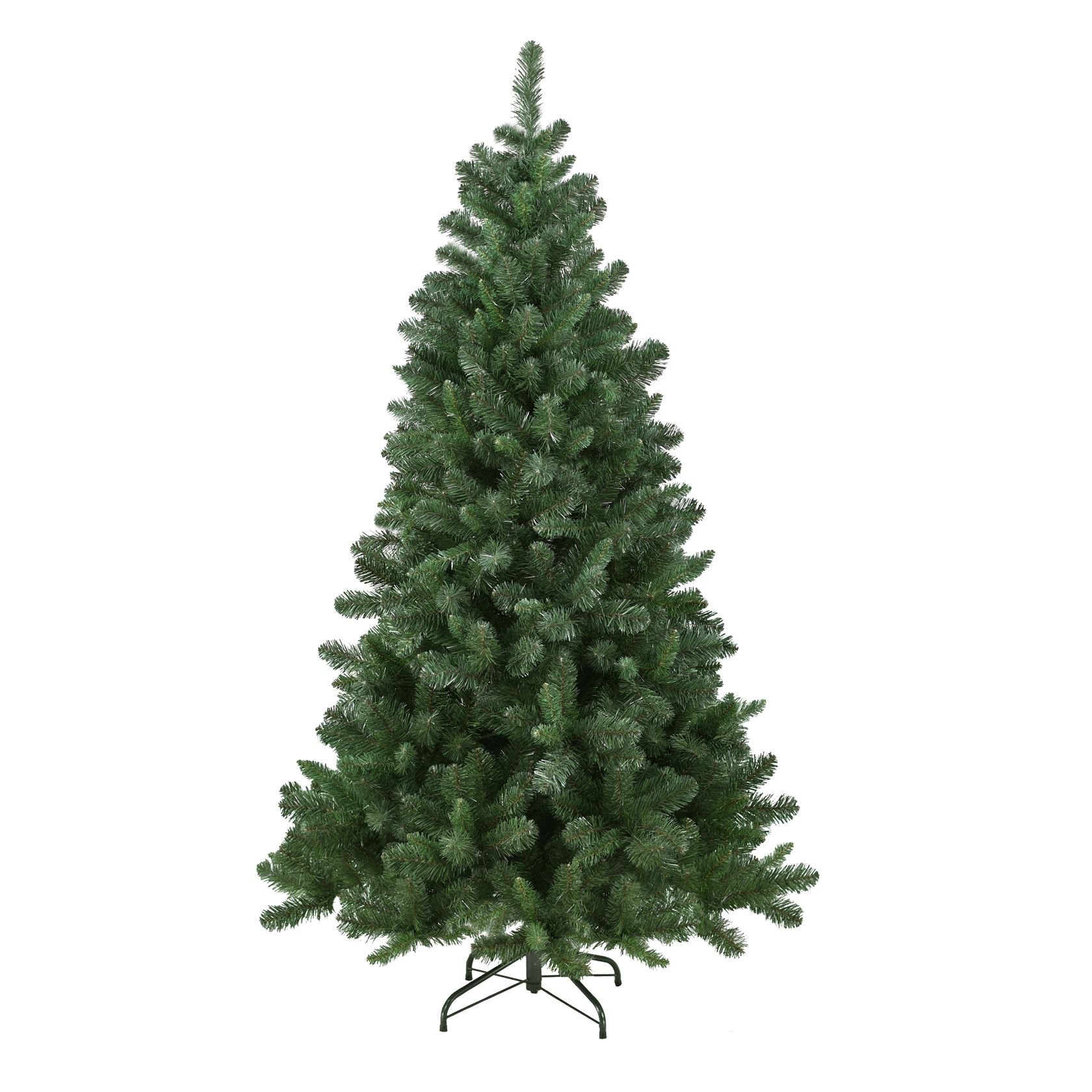 Blackhill artificial Christmas tree - 150 cm - dark green - Ø 83 cm - 412 tips - metal base