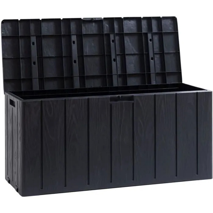 Toomax Bravo Cushion Box - 270L - Dark Anthracite - Splashproof - Inside dimensions 116.5 x 44 x 55 cm - Outside dimensions 117.5 x 45 x 56 cm