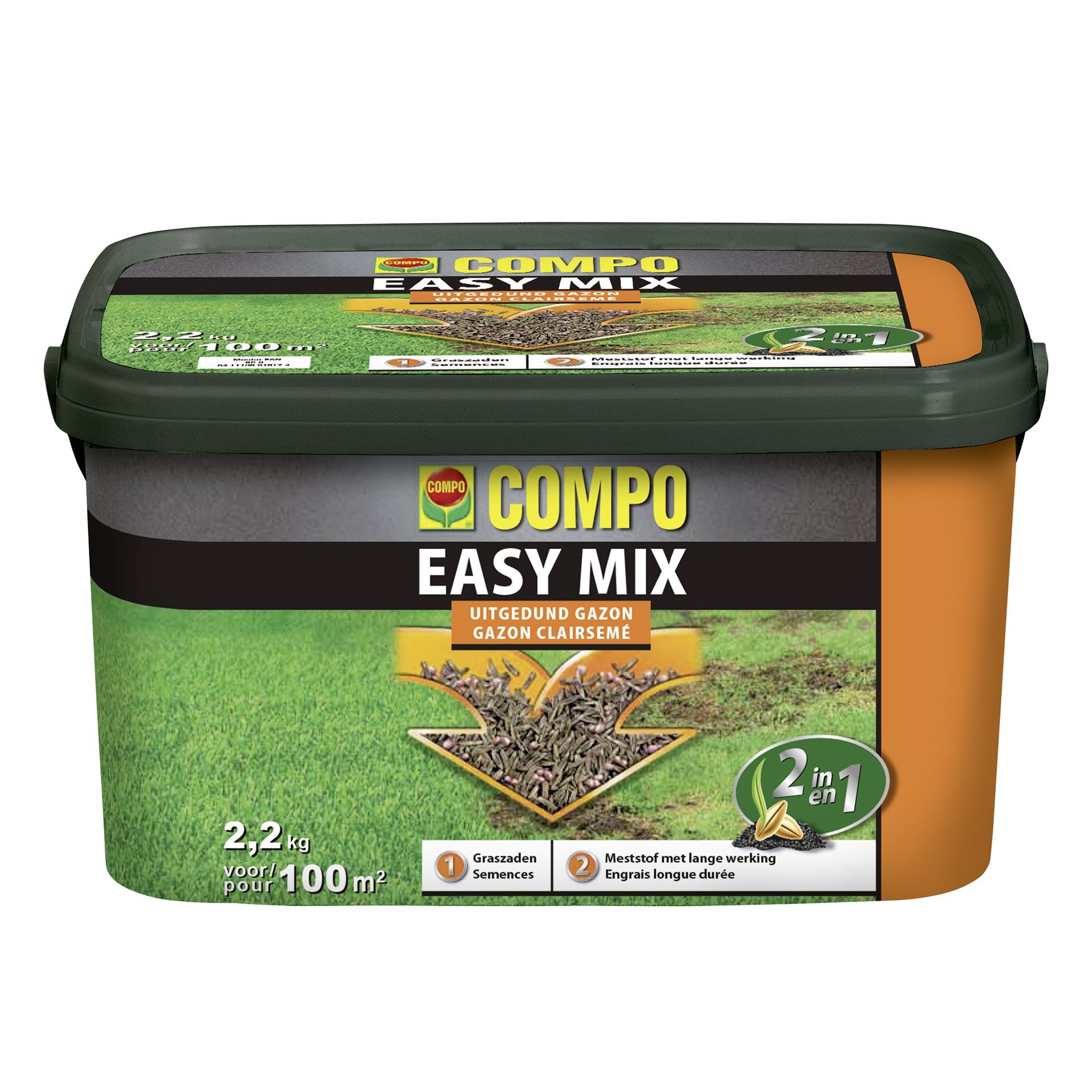 Compo-easy-mix-2-in-1-100-m-2-2kg