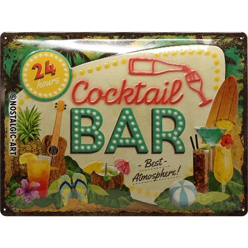 tin-sign-30-x-40cm-cocktail-bar-