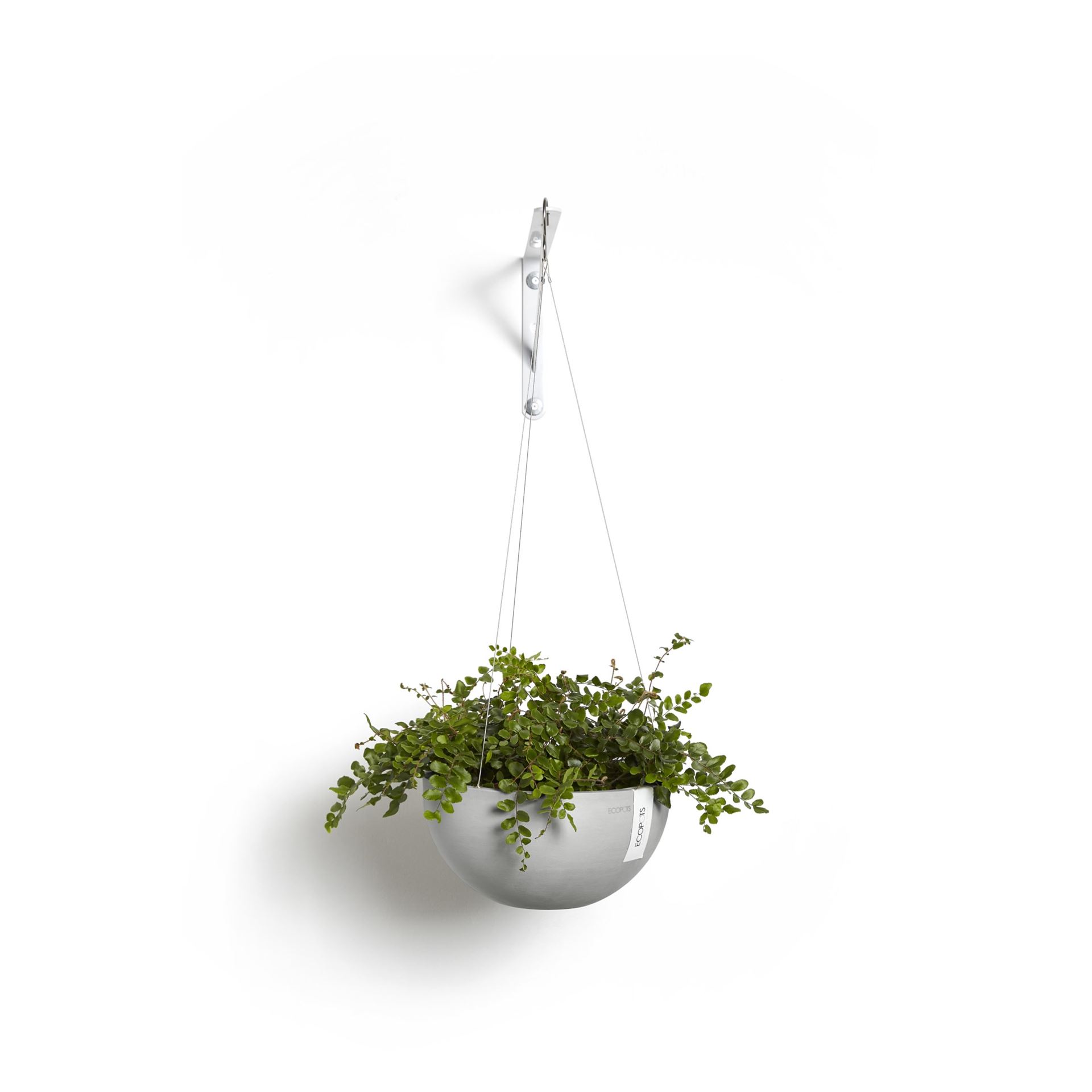 Ecopots-brussels-hanging-white-grey-27-cm-H13-cm-incl-waterreservoir