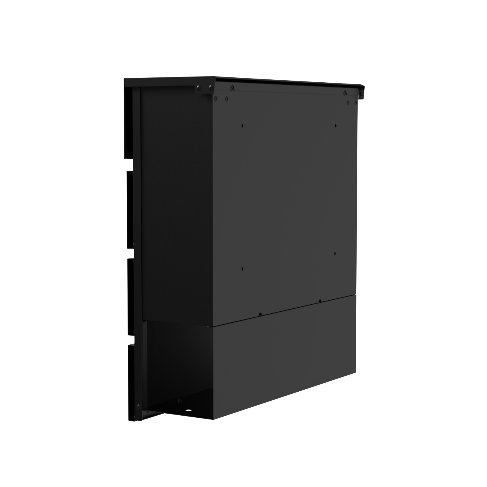 Practo Garden mailbox Marseille - matte black - with key lock