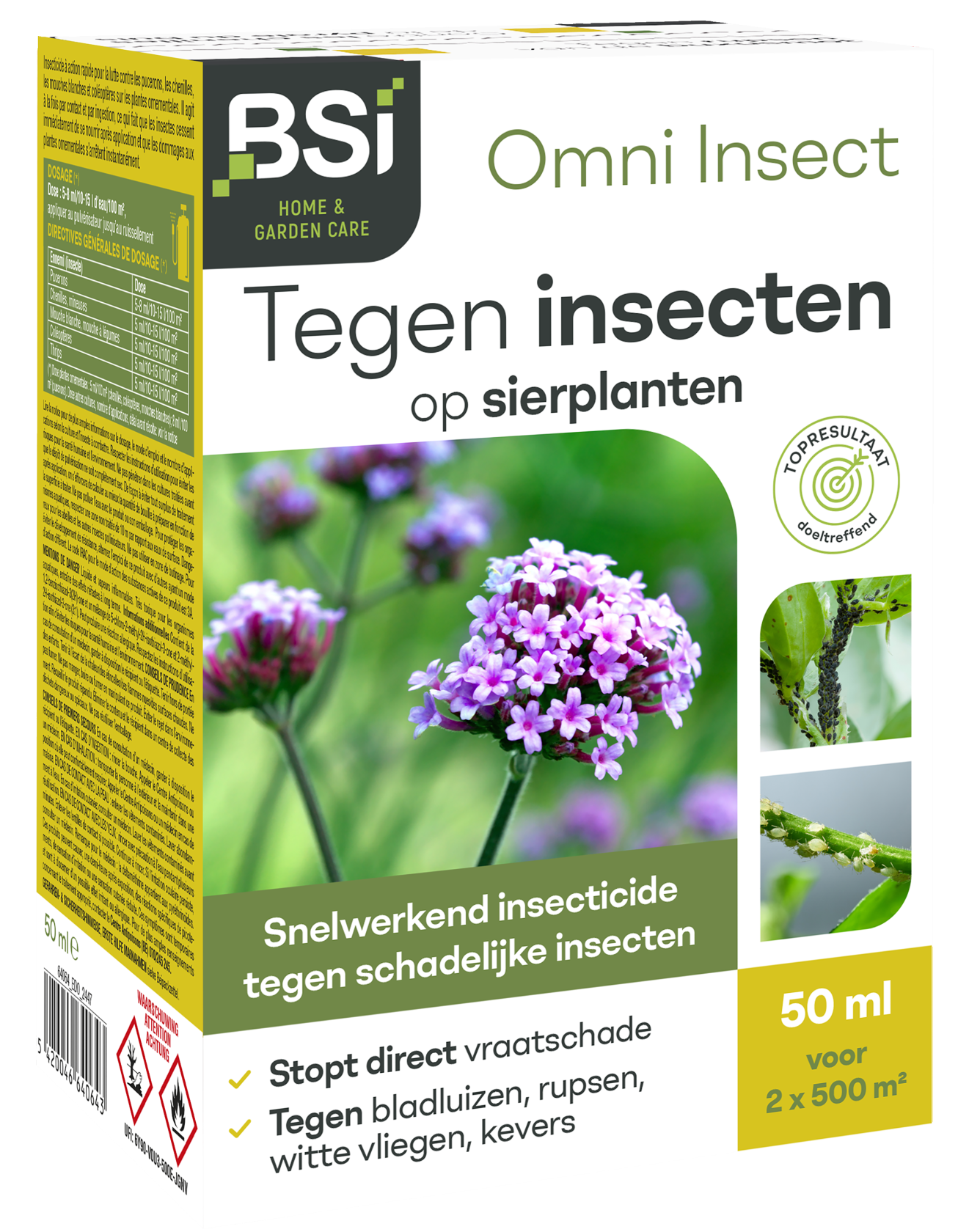 BSI Omni Insect Insecticide - 50ml voor 500m2 - tegen zuigende en vretende insecten