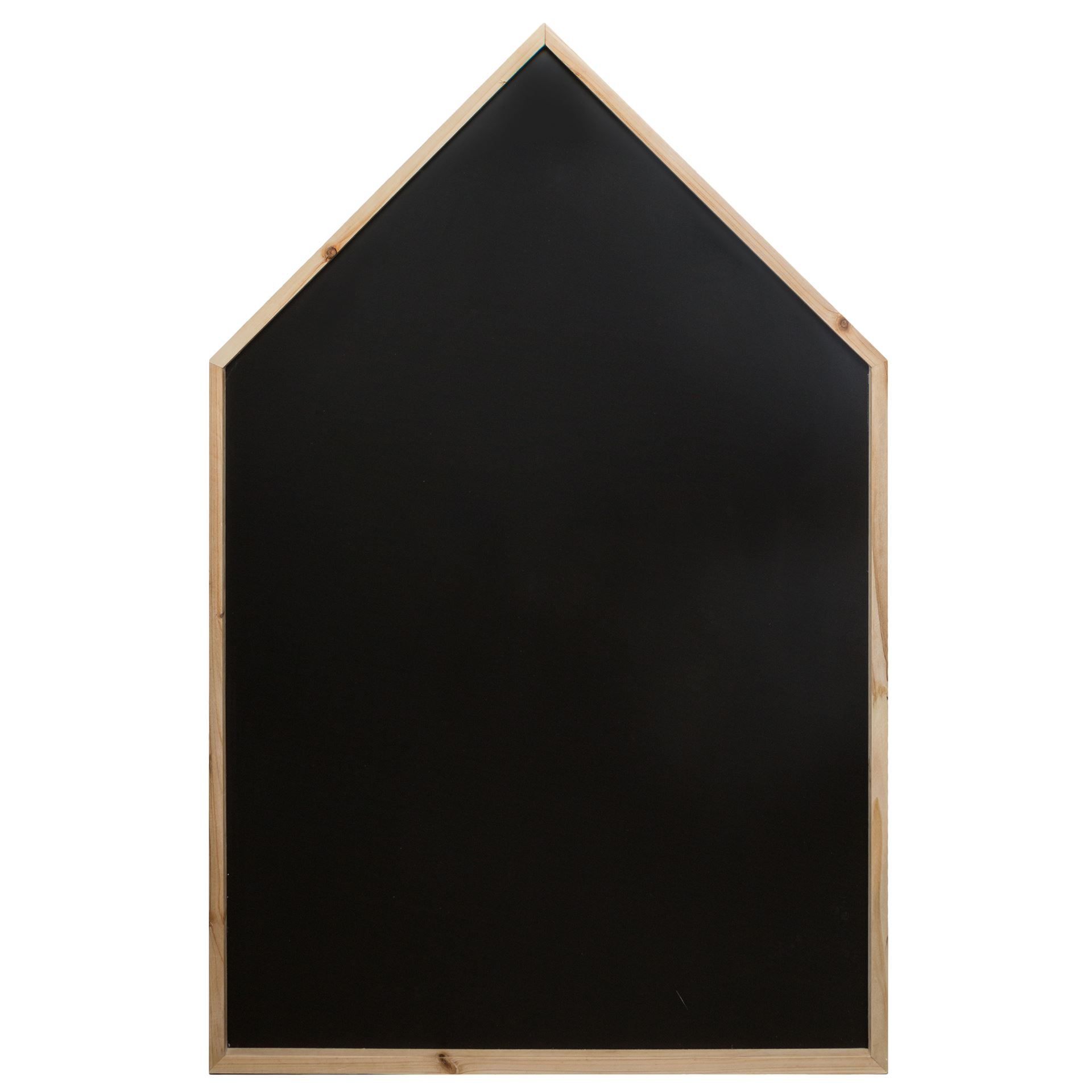 Schrijfbord-huis-75-5xH116-5cm-zwart