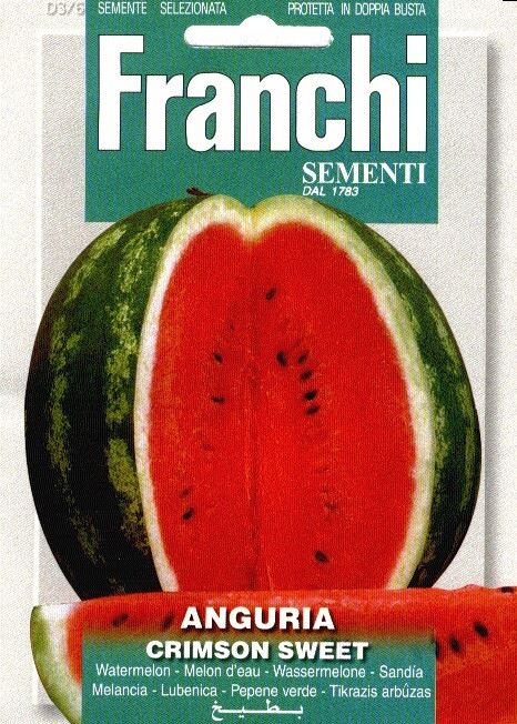 Franchi Sementi Watermeloen zaden - Anguria Crimsons Sweet 