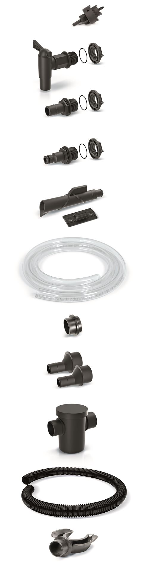 Rainwater-tank-connection-set-ICAN-SET-7-GRAY