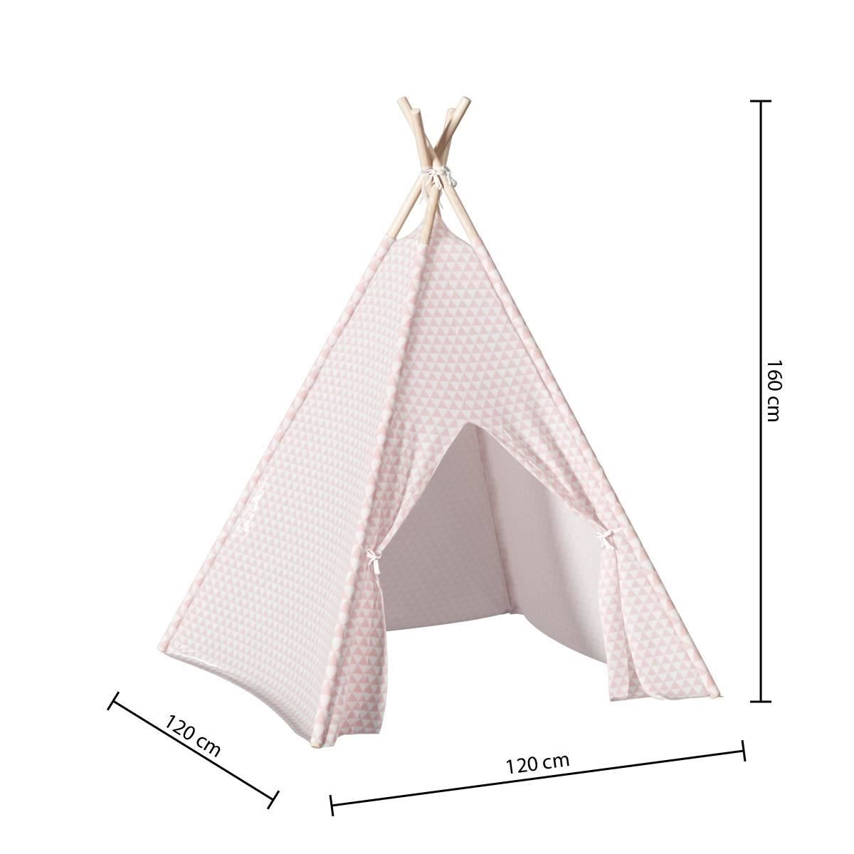 Kindertipi-120x120x160cm-roze-