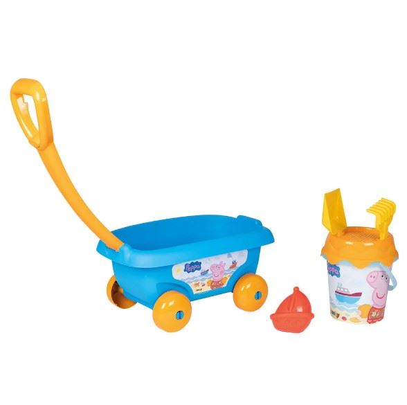 Peppa pig pull along wagon online