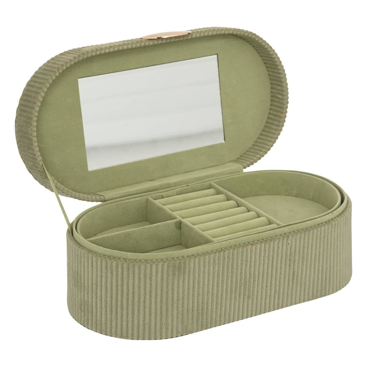 Juwelendoos-Enya-13x10x25cm-fluweel-groen