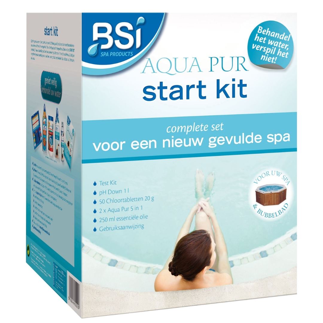 BSI Aqua Pur Start Kit - Complete kit to start using a newly filled spa - Pool - Spa