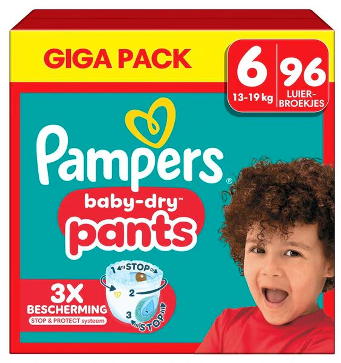Pampers Baby-Dry Pants - Size 6 - 96 diaper pants (15+ KG)
